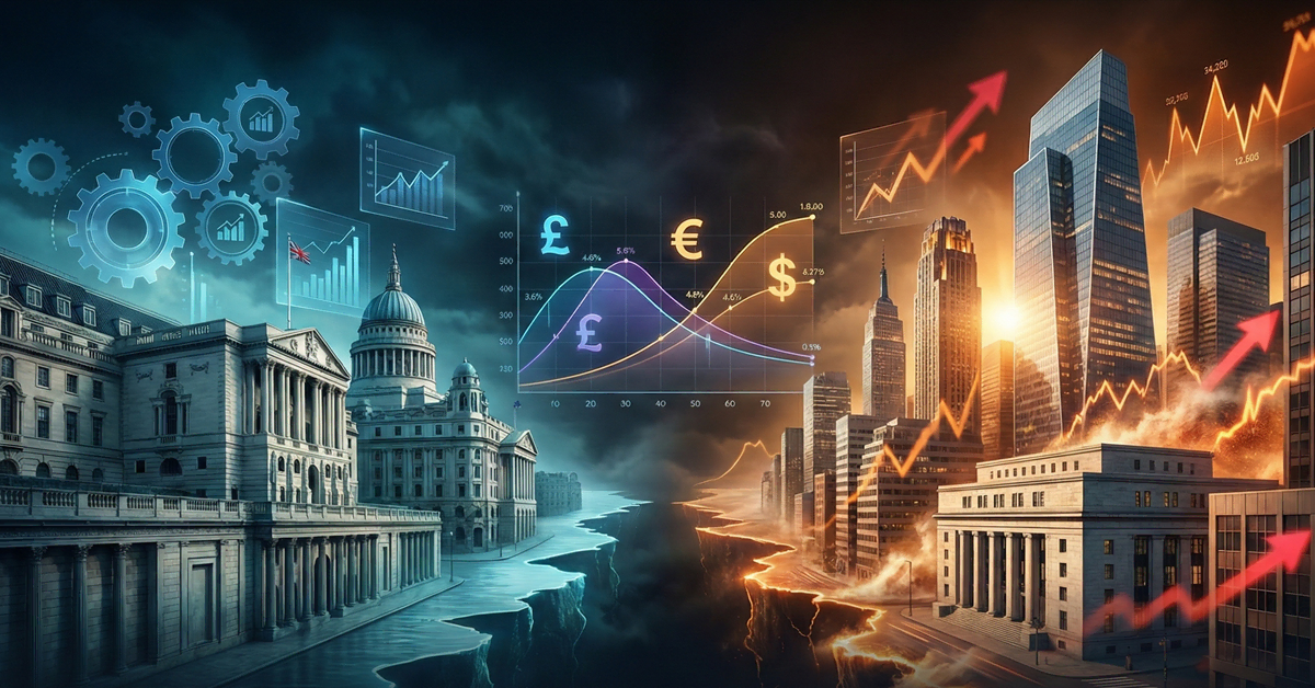 Divergent Easing Cycles of ECB, BoE, and Fed