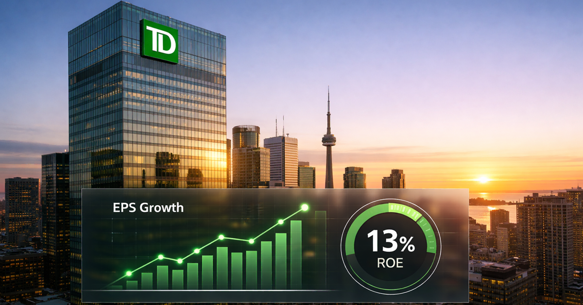 TD Bank's 6-8% EPS growth and 13% ROE in fiscal 2026