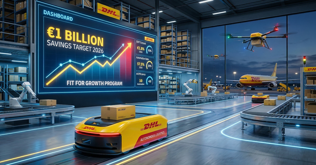 DHL €1B Savings Target & AI Impact by 2026
