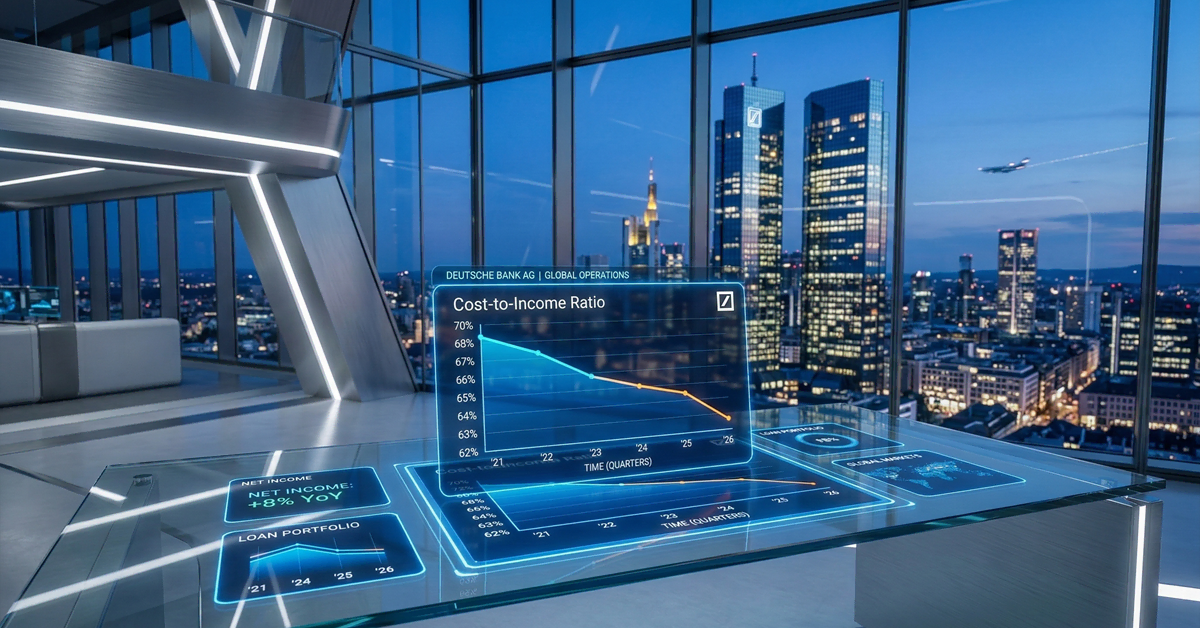 Deutsche Bank Reaches 64% CIR in 2026