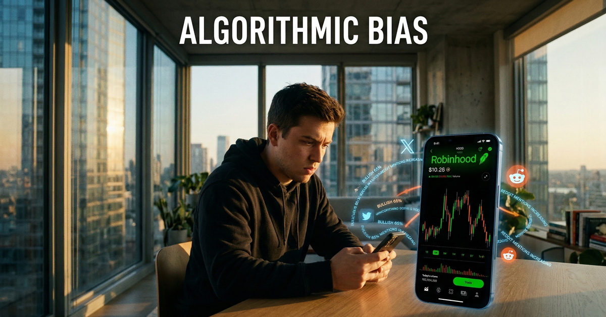 Impact of Algorithmic Bias on Retail Investor Behavior
